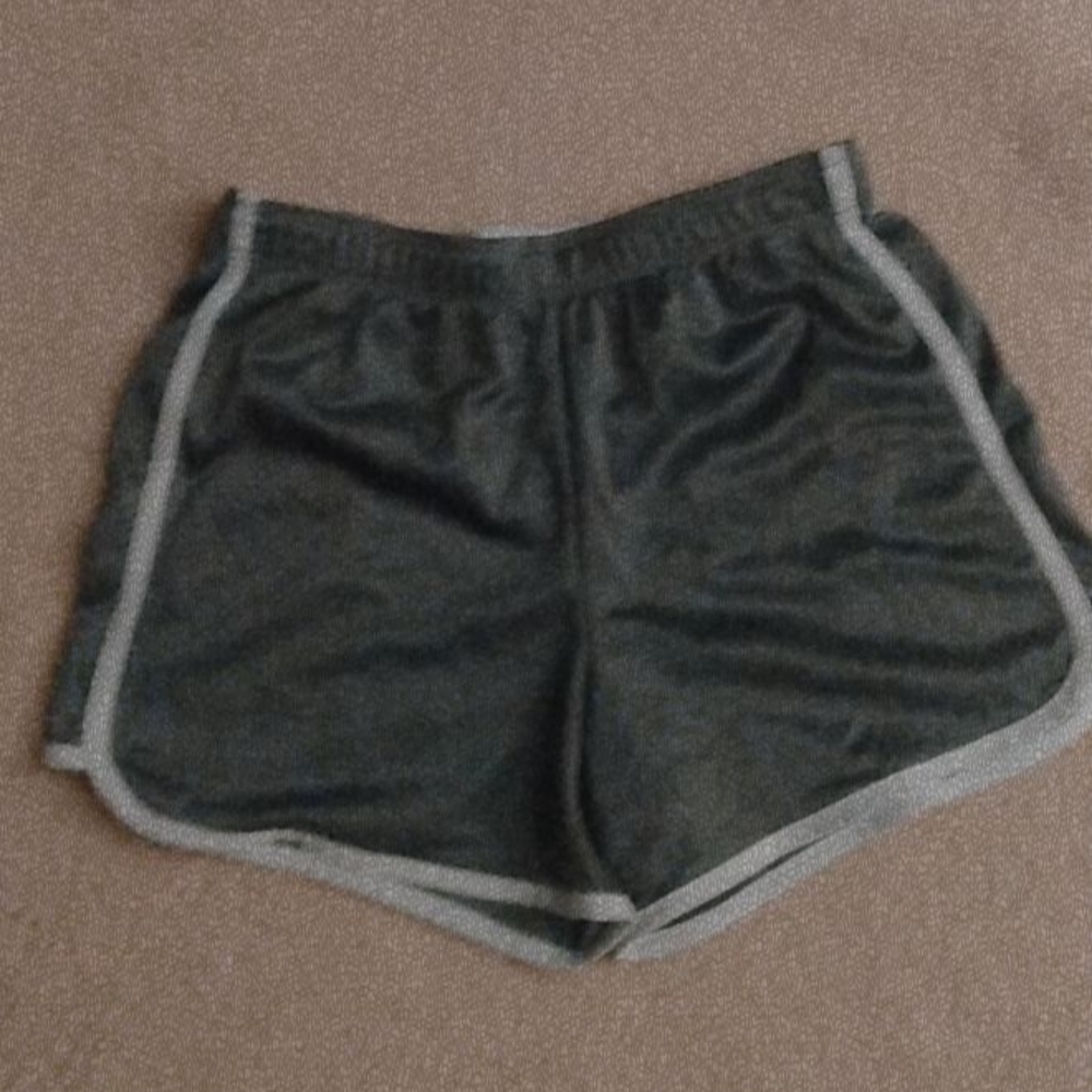 Grey athletic shorts